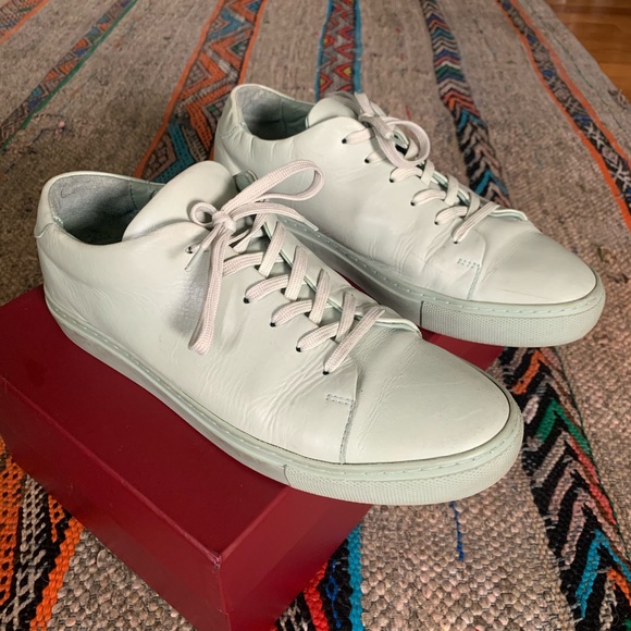 frank and oak white sneakers